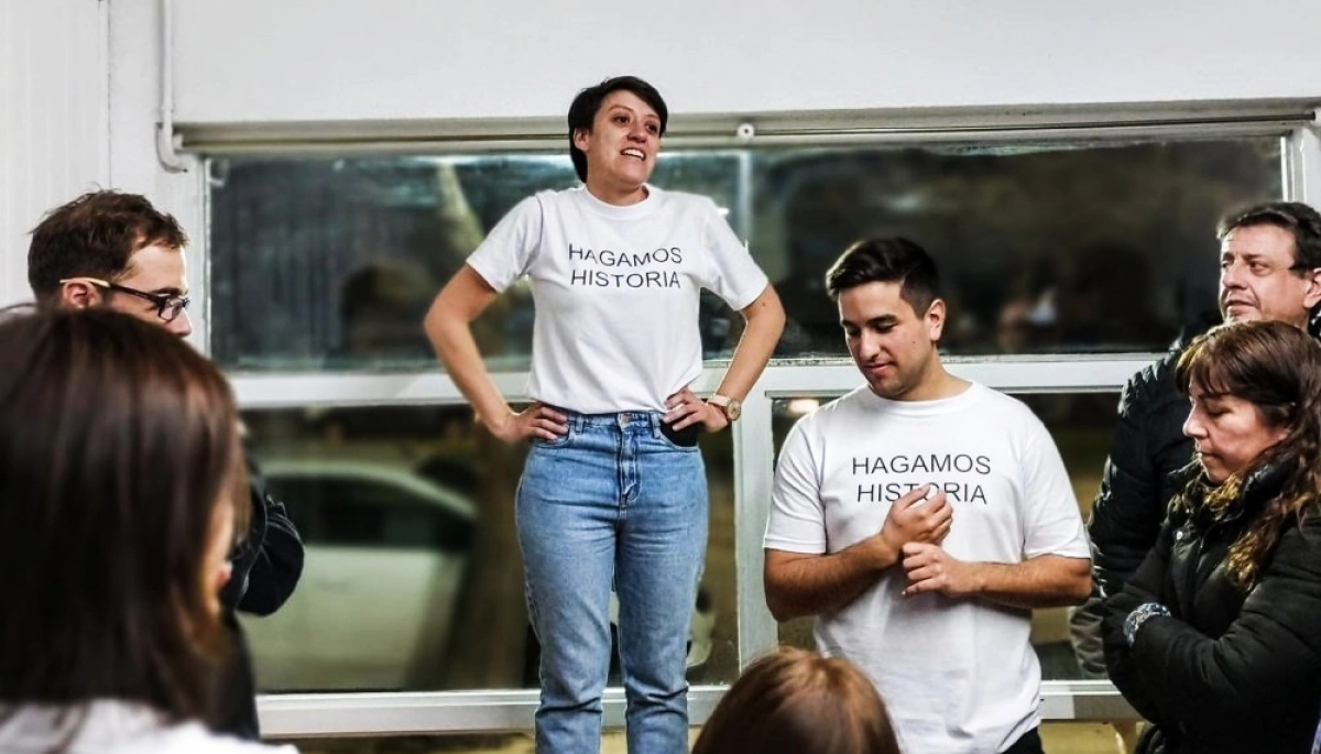 Lucía Gómez presentó su lista local para las elecciones en Adolfo Gonzales Chaves
