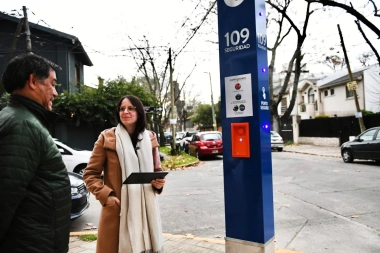 Soledad Martínez celebró por la instalación de 200 Puntos Seguros en Vicente López