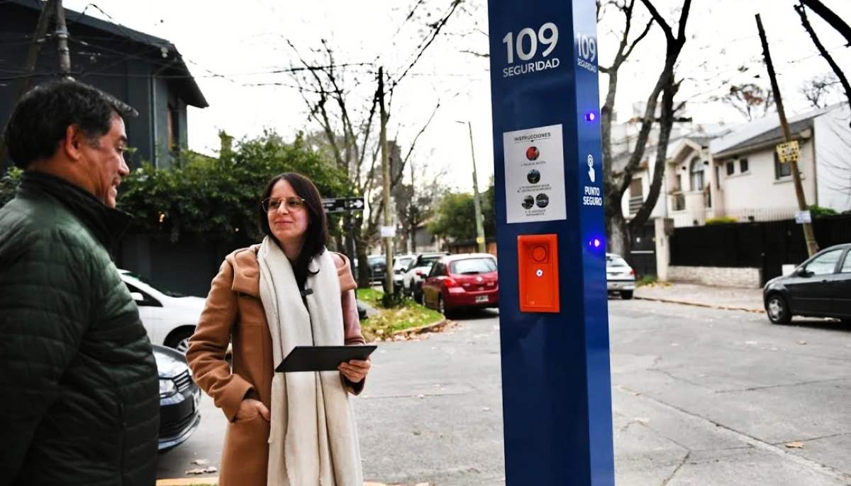Soledad Martínez celebró por la instalación de 200 Puntos Seguros en Vicente López