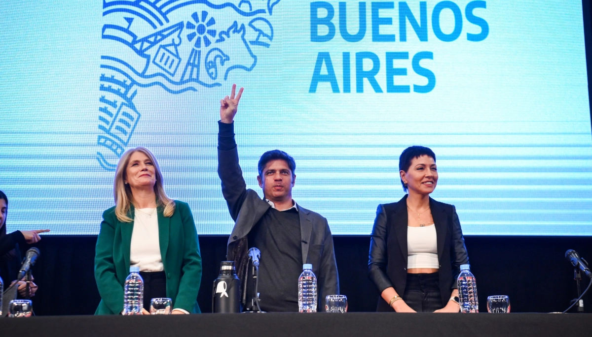Tras un cierre de listas tenso, Kicillof, Magario y Mayra Mendoza calmaron aguas con una foto conjunta