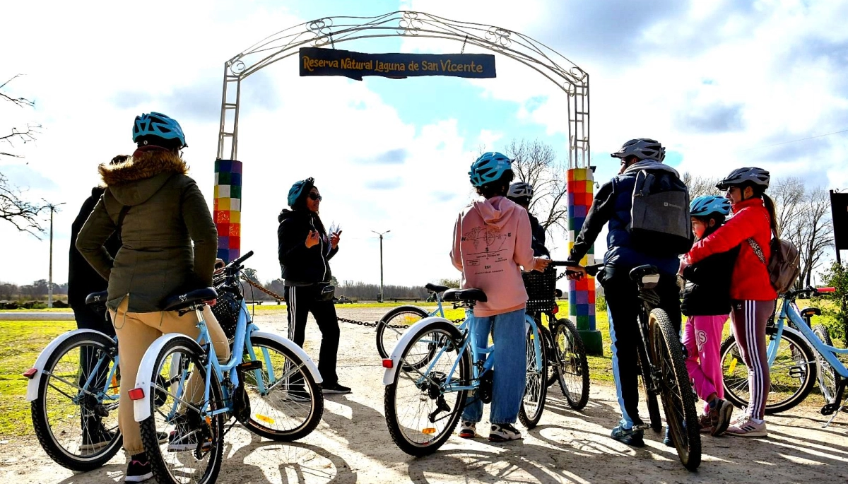 El Municipio de San Vicente lanzó el programa "San Vicente en Bicicleta" con recorridos por circuitos históricos y culturales