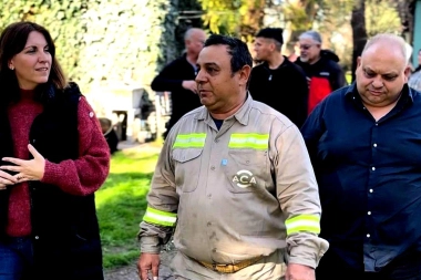 Unión y Libertad arrancó la campaña política en San Nicolás junto a trabajadores del reciclaje