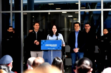 Soledad Martínez activó ESCUDO en Vicente López: la central de seguridad más moderna y tecnológica de la Provincia