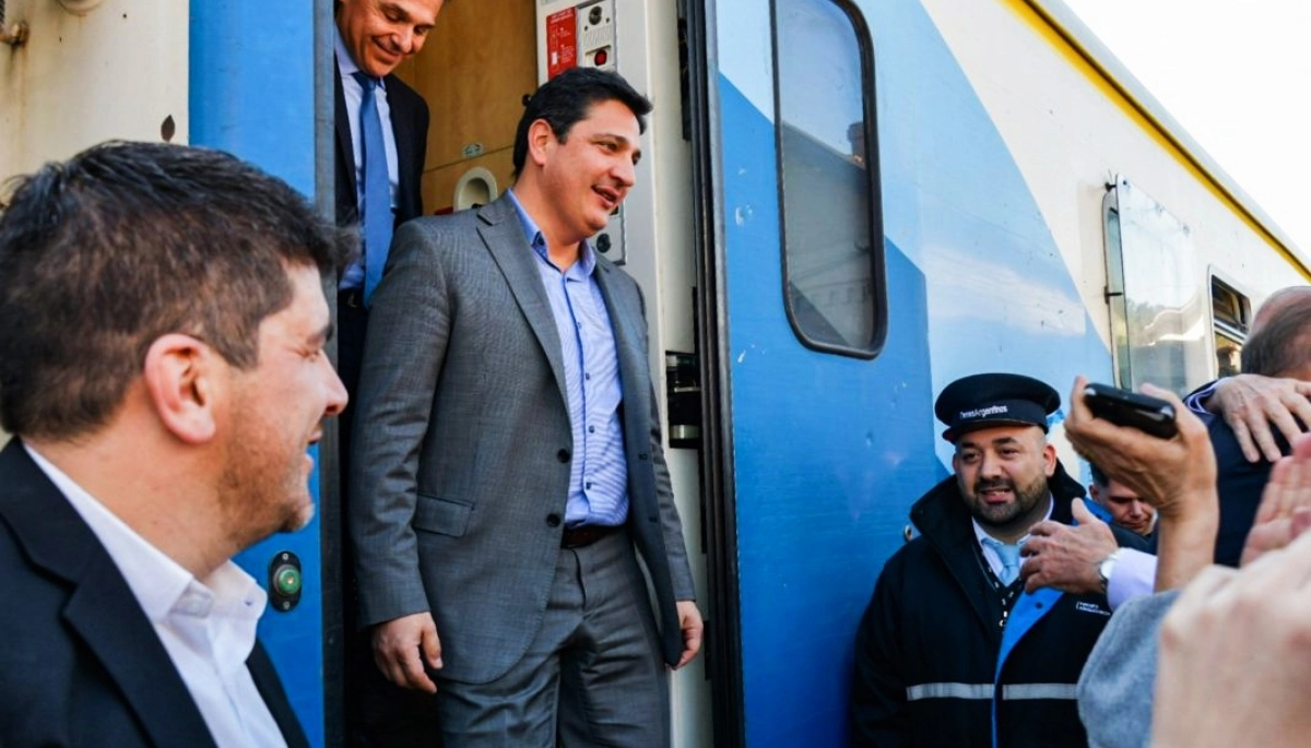 Marinucci acusó a Milei de buscar la privatización ferroviaria y anunció un plan de conectividad para la Provincia