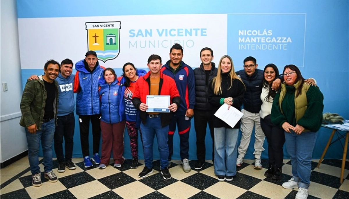 Deporte local: Mantegazza avanza en el fortalecimiento de clubes locales en San Vicente