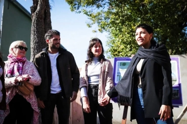 Mayra Mendoza y su sucesora en Quilmes supervisaron obras de construcción en Bernal