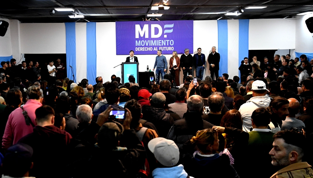 Kicillof en un plenario de La Plata: “Milei usa la motosierra para destruir derechos, no a la casta”