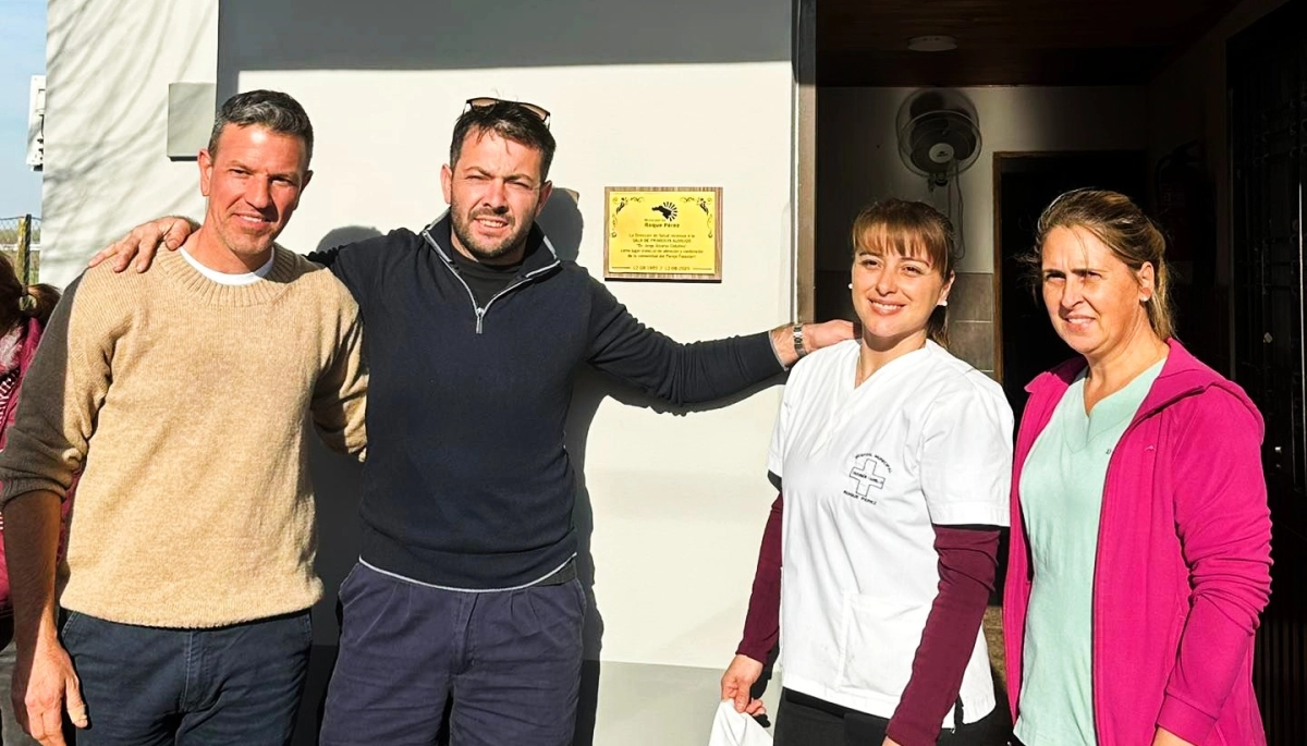 Sciaini celebró un nuevo aniversario de la Sala de Primeros Auxilios Jorge A. Ceballos de Roque Pérez