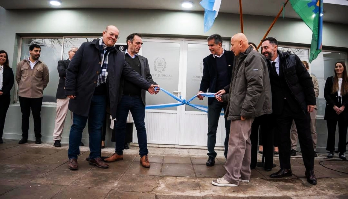 Acceso a la justicia: Juanci Martínez inauguró la nueva sede del Juzgado de Paz en Rivadavia