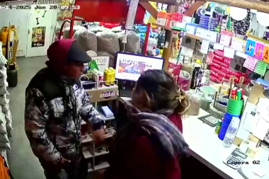 La empleada de una forrajería de Mar del Plata se resistió a un robo y convenció al la ladrón de que se vaya