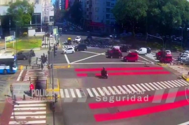 Policía de la Ciudad persiguió a motochorros desde el centro de CABA y los detuvo en Avellaneda
