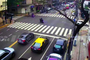 Motochorro que intentó robar en Belgrano, fue perseguido y detenido en Barracas