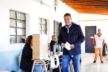 Sergio Massa votó en Tigre y llamó a la ciudadanía a “consolidar el camino que queremos como país”