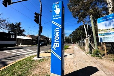 Almirante Brown llega a los 100 “Puntos Seguros” alrededor de las 12 localidades del distrito