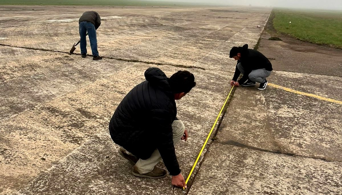 El Gobierno de Tres Arroyos inició tareas de reacondicionamiento en el Aeródromo Municipal