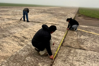 El Gobierno de Tres Arroyos inició tareas de reacondicionamiento en el Aeródromo Municipal