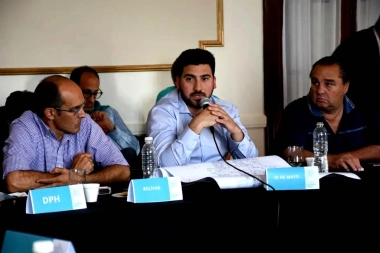 Egüen participó de la reunión del Comité de Cuenca Hídrica del Río Salado-Subregión B3