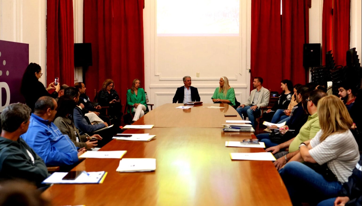 El intendente Martínez encabezó una reunión por el programa Clubes Seguros en Pergamino