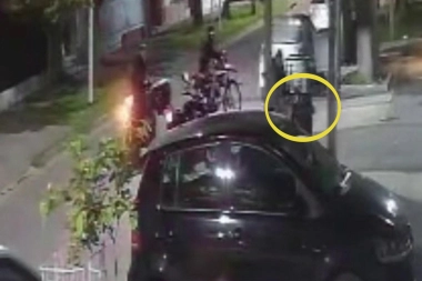 Motociclista sufrió un violento ataque de motochorros en Merlo