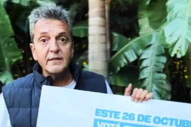 “Vota la bandera argentina, fuerte y al medio”: Massa y su llamado a acompañar a Fuerza Patria