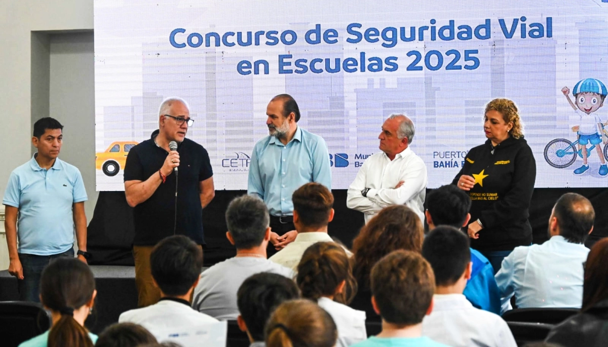 Susbielles entregó los premios del concurso de seguridad vial en las escuelas de Bahía Blanca