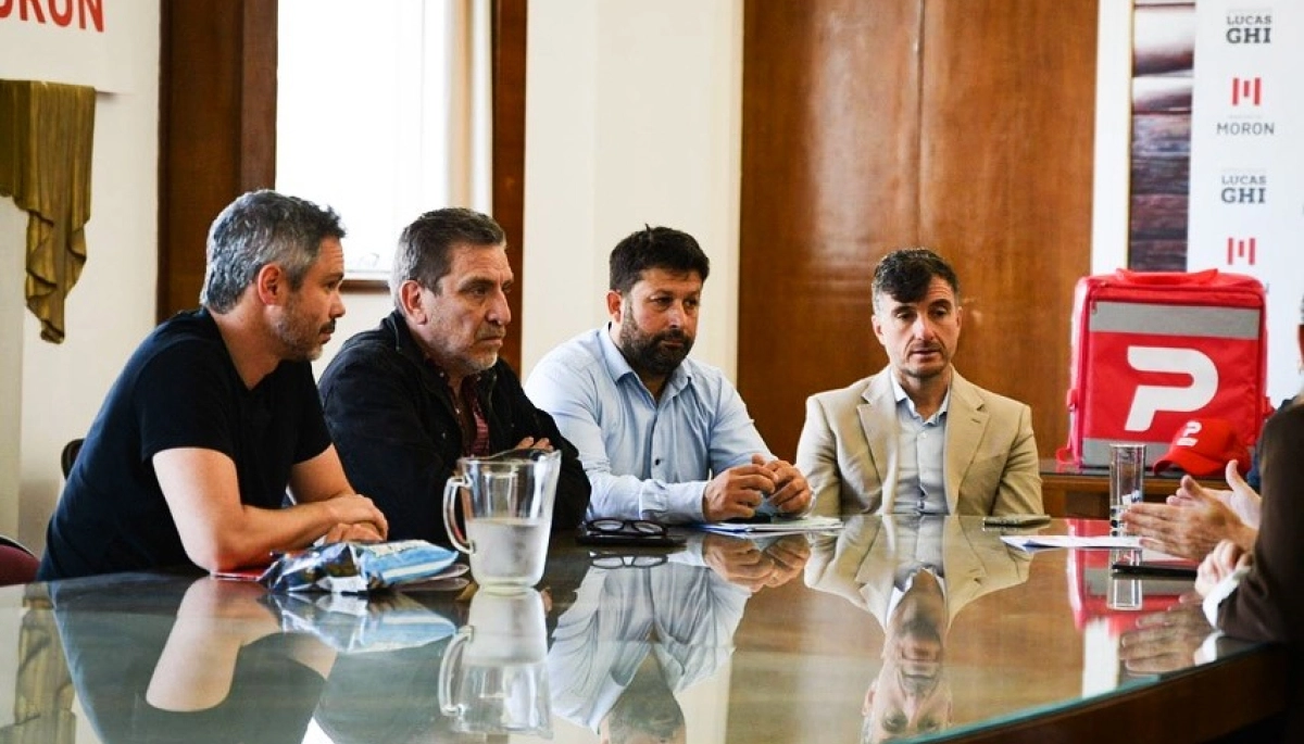 Ghi firmó un convenio de colaboración entre la Municipalidad de Morón y PedidosYa