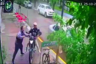 Sábado de furia en Ezeiza: motoquero enfrentó a un ladrón y un vecino puso en fuga a una banda