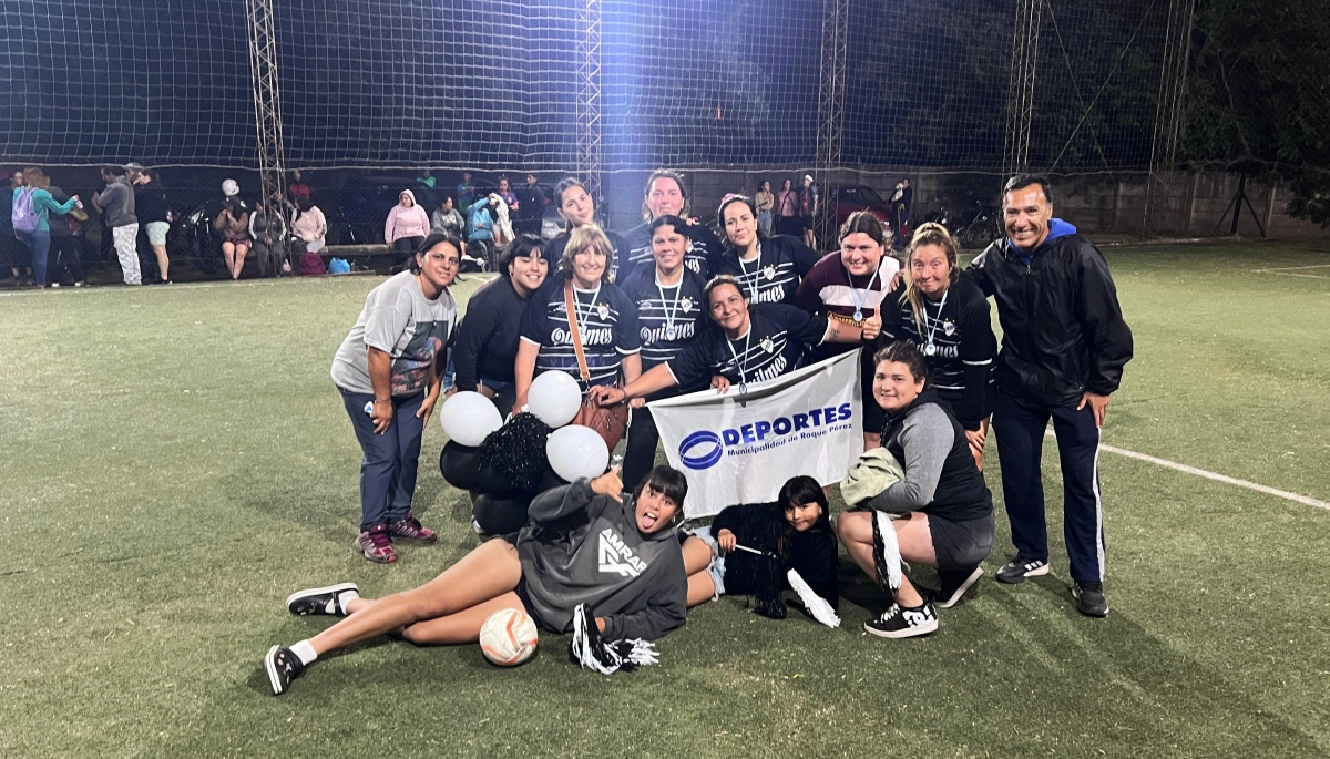 Roque Pérez finalizó las Olimpiadas Municipales y cerró los partidos de Baby Fútbol