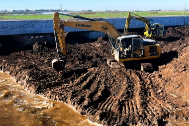 Roque Pérez: Sciaini anunció trabajos en la zona ante la crecida en el Río Salado