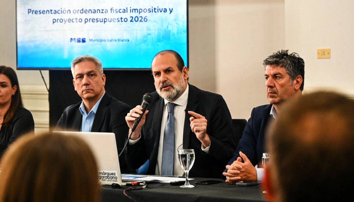 Susbielles presentó el Proyecto de Presupuesto y Ordenanza Fiscal Impositiva 2026 de Bahía Blanca