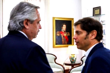 Reapareció Alberto Fernández y apoyó a Kicillof: “Pegarle es un suicidio político”