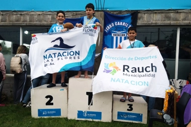 Torneo en Olavarría: Rauch participó de la sexta fecha de la Liga Regional de Natación