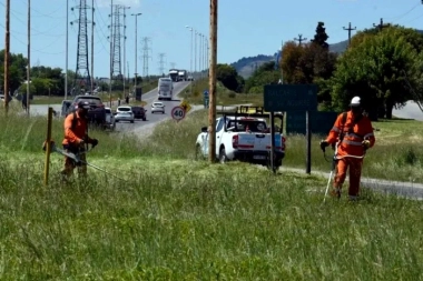 Un municipio bonaerense se le animó a Nación y lo obligó a cortar el pasto en la Ruta 226