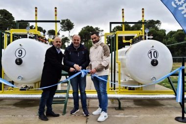 Tres Arroyos: Garate inauguró las plantas de GLP en Claromecó y San Francisco de Bellocq