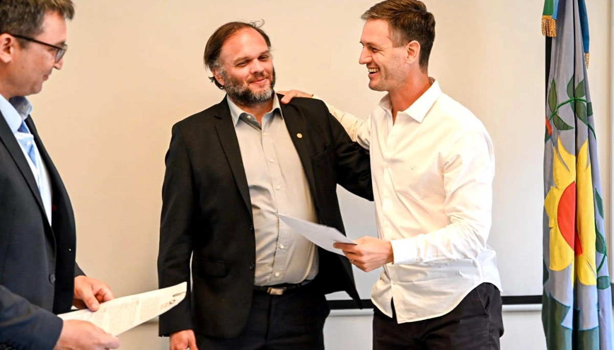 San Vicente agiliza trámites orientados a terrenos: Mantegazza firmó un convenio con el Consejo de Agrimensura