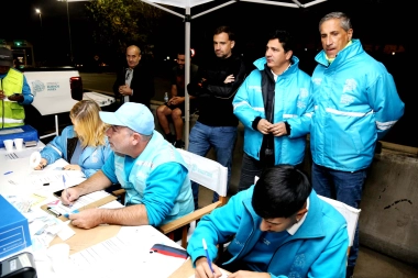 Marinucci encabezó un mega operativo de alcoholemia que sacó de las rutas a 235 conductores alcoholizados