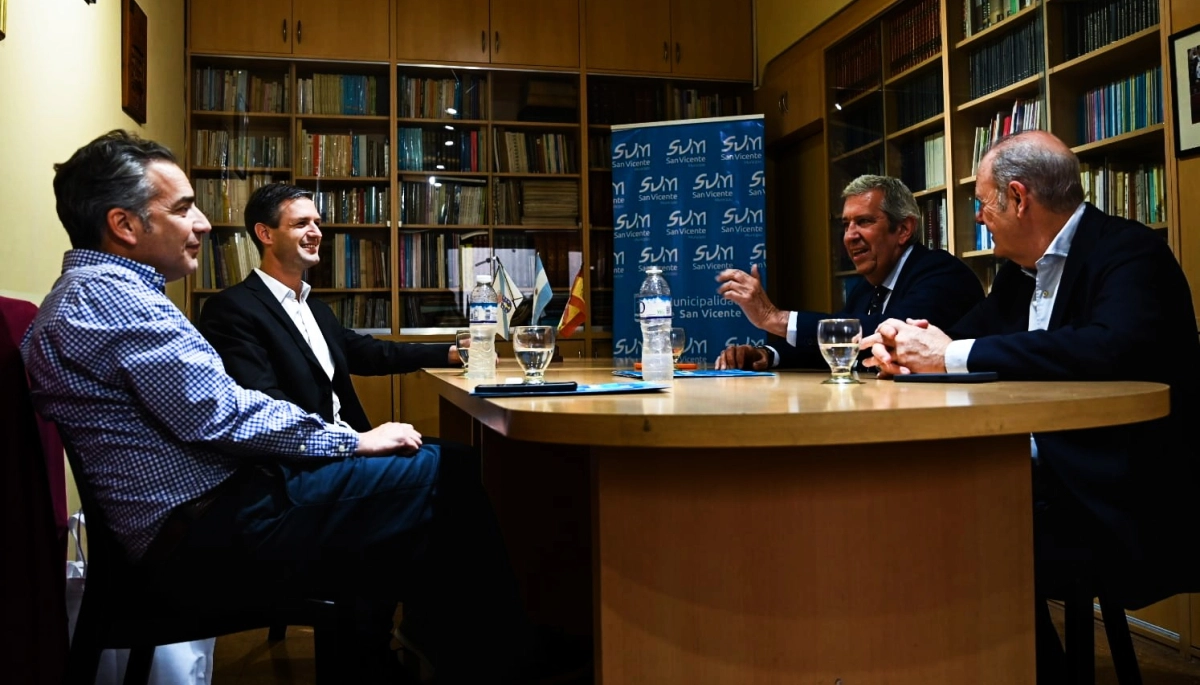 Mantegazza anunció un convenio destinado a potenciar al sector emprendedor en San Vicente