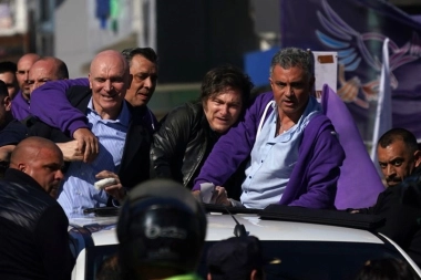 Milei en el Conurbano: habló de los audios de Spagnuolo, hubo incidentes y tuvo que ser evacuado