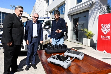 En el COT: Zamora anunció más inversiones en tecnología para fortalecer la seguridad en Tigre