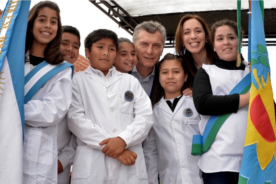 Junto a Macri, Vidal defendió el Operativo Aprender y dijo: "Incluir de verdad es enseñar”