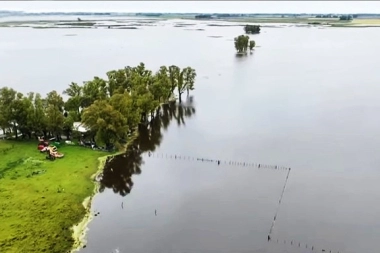 Impulsan proyectos para declarar al campo en estado de emergencia por las inundaciones