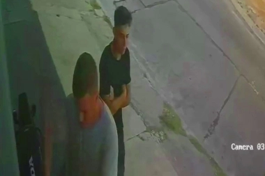 Ladrones famosos en Avellaneda: robaron un vehículo estacionado y quedaron grabados en primer plano