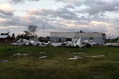 Violento temporal golpeó a municipios de la Cuarta y Quinta Sección y dejó destrozos en Carlos Casares