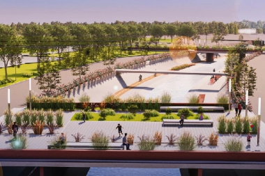 La reconstrucción del Canal Maldonado sumará nuevos espacios públicos y un corredor urbano