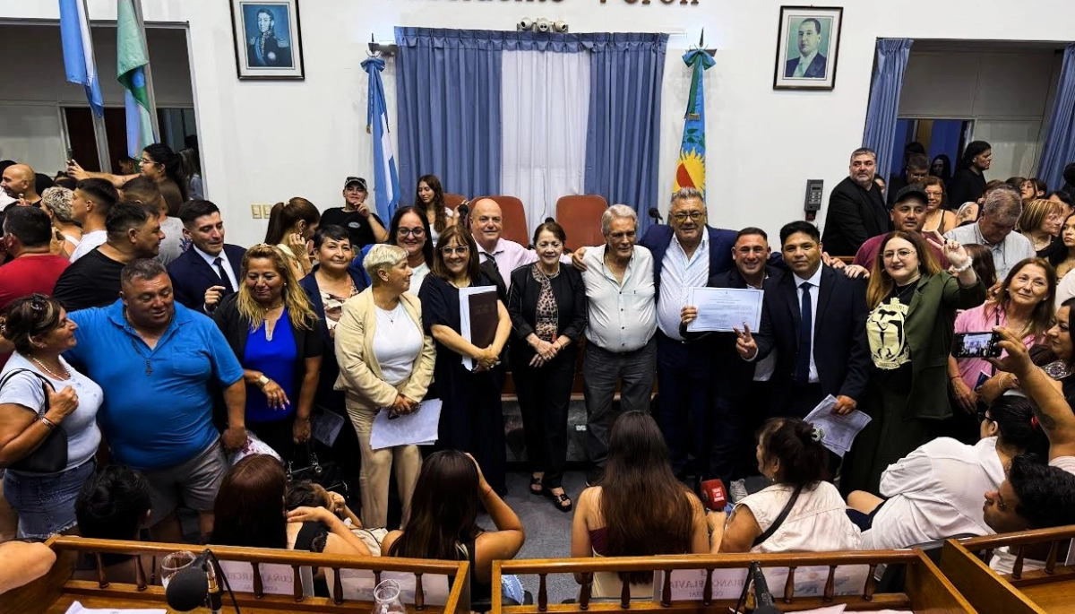 Cantero celebró la mayoría en el Concejo Deliberante de Presidente Perón