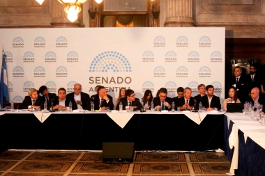 Con Frigerio, Dujovne y Triaca, comenzó la defensa del Pacto Fiscal en el Senado Nacional