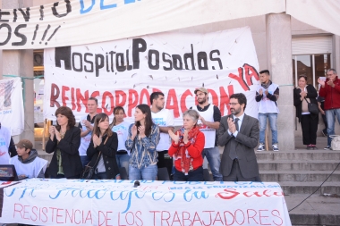 Se agudiza el conflicto en el Posadas: Profesionales de la salud realizan otra jornada de paro