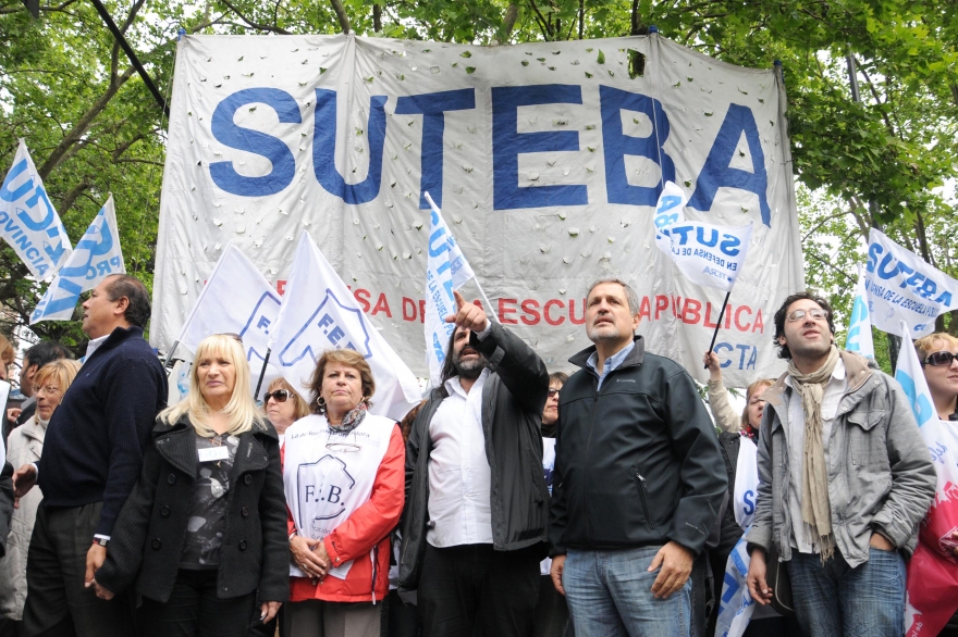 SUTEBA convoca a una "Jornada de lucha por la dignidad de los trabajadores"
