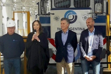 En medio de la suba del dólar, Macri y Vidal compartieron acto: inauguraron obra en Bragado