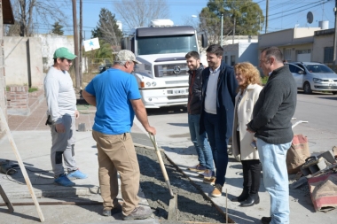 La Diputada Lordén, junto a intendente Galli, realizaron una recorrida por Olavarría